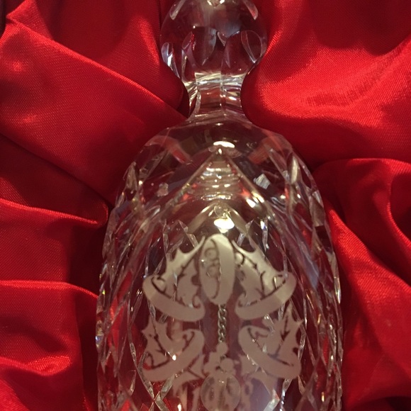 5 Gold Rings Waterford Crystal Bell-1988 - Picture 1 of 5